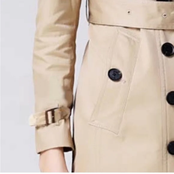 Chic British Buckle Double Breasted Fabulous Trench Coat - Picture 5 of 5